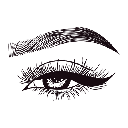 Olhos e Sobrancelha
