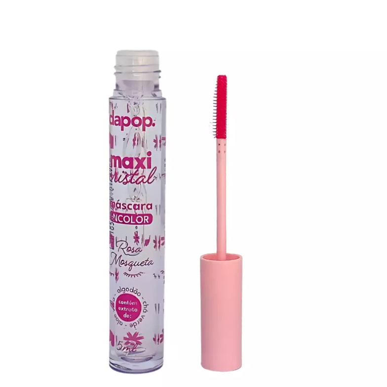 Máscara de cílios Incolor Rosa Mosqueta - Dapop
