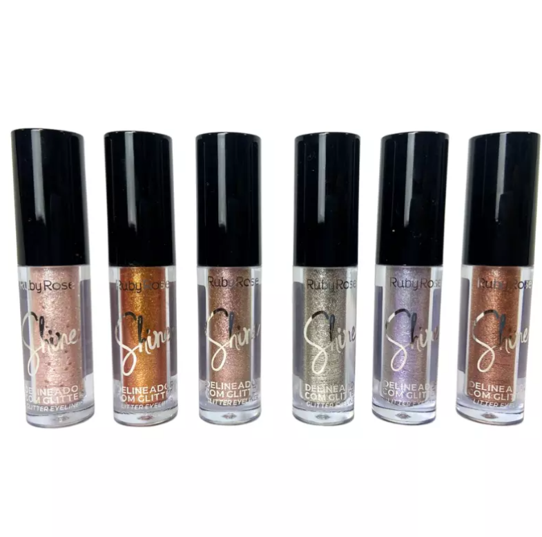Delineador Shine com Glitter - Ruby rose