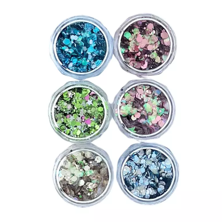 Kit com 6 glitters Flocado - Love Store