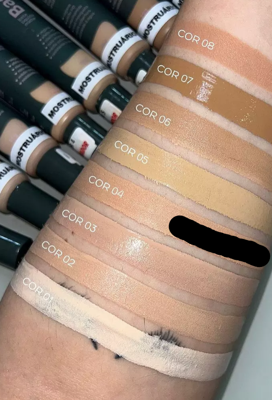 Base líquida matte Basic - Nina Makeup
